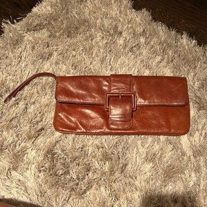 Hobo international leather wristlet